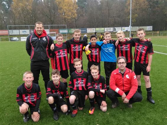 U13 van LHVV ongeslagen de winterstop in - Overpelt