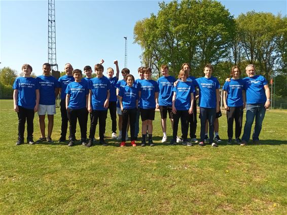 U15A KFC Paal Tervant kampioen - Beringen