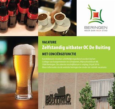 Uitbater voor OC De Buiting gezocht - Beringen