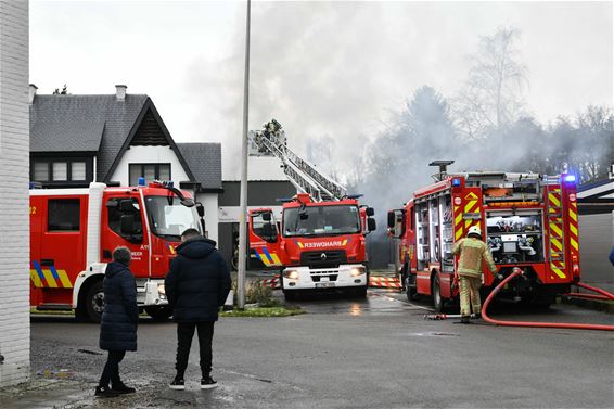 Uitslaande brand wasserij De Lelie - Beringen