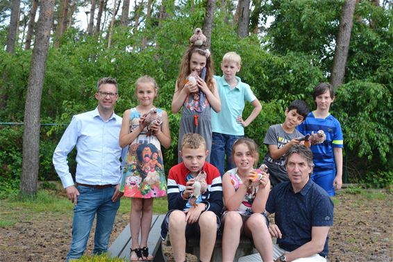 Unieke knuffelbeesten voor schoolkinderen - Lommel