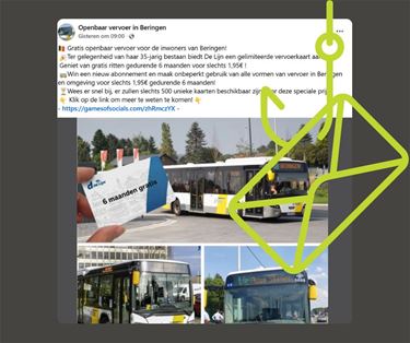 Valse webpagina De Lijn - Beringen