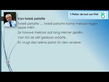 Van twieë petatte