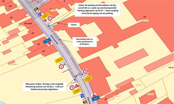 Vanaf donderdag hinder in Stationsstraat - Pelt