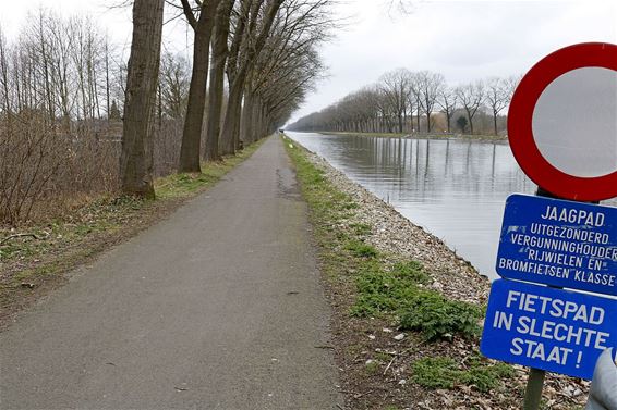 Vanaf maandag werken aan kanaalfietspad - Pelt