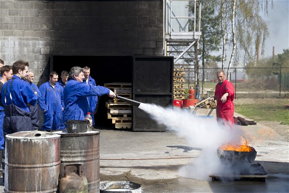 Vandaag gezien in het Brandweer-trainingscentrum - Lommel