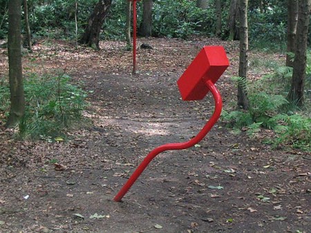 Vandalenstreken in het Klankenbos - Neerpelt