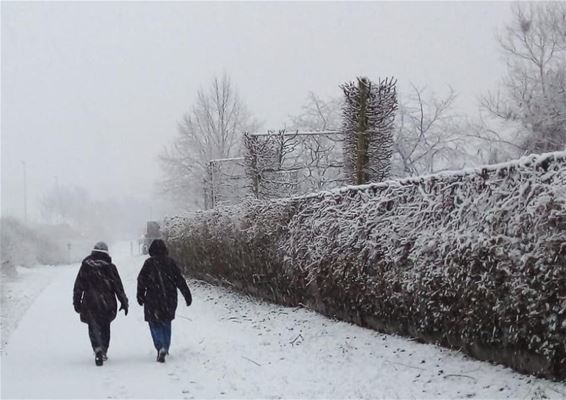 Bocholt - Veel sneeuw gevallen