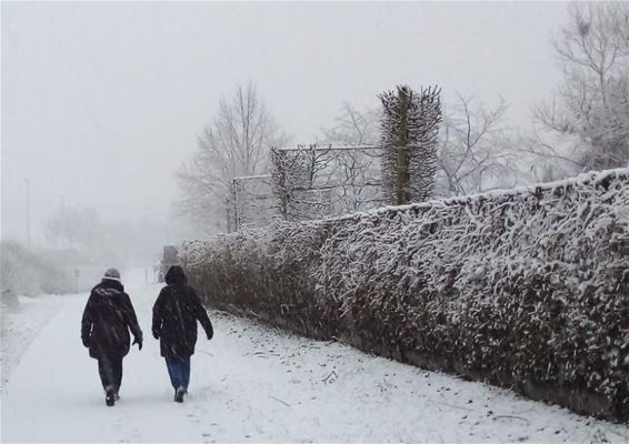 Veel sneeuw gevallen - Bocholt