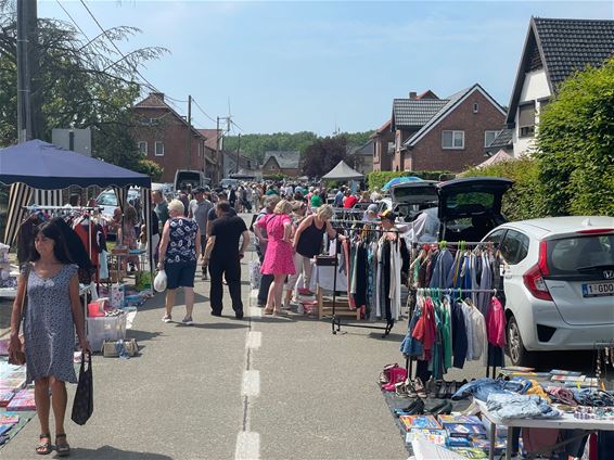 Veel volk voor rommelmarkt Tervant - Beringen