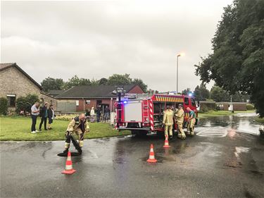 Veel wateroverlast na hevig onweer - Beringen