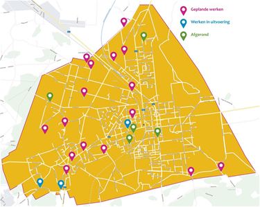 Veel wegenwerken op stapel - Leopoldsburg