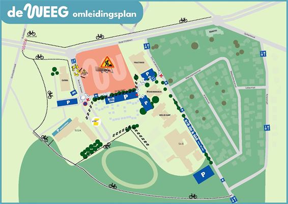 Bree - Veilige routes naar campus De Weeg