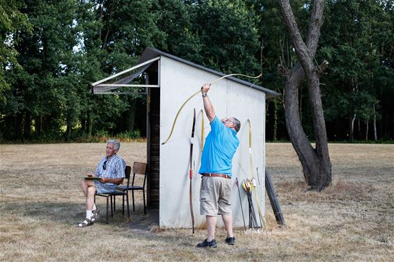 Verenigingen leren boogschieten in Tervant - Beringen