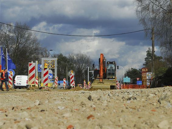 Verschillende verkeerswerken in Beringen - Beringen