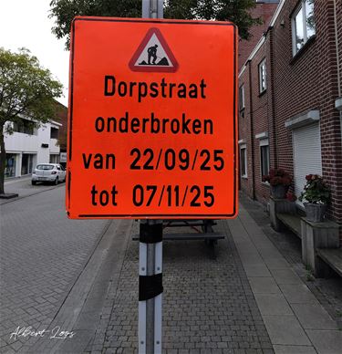 Verwarring rond afsluiting Dorpsstraat - Pelt