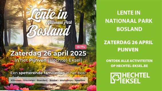 Vier de lente in Nationaal Park Bosland - Hechtel-Eksel