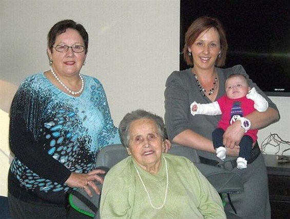 Vier generaties, dank zij Mirthe - Hamont-Achel