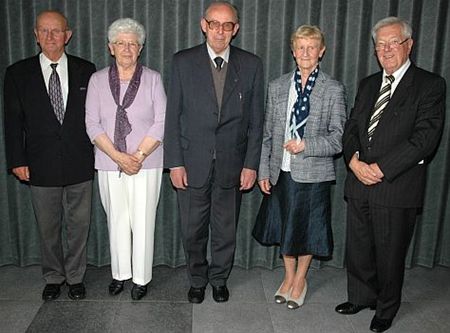 Vijf 80-jarigen op feest Roelandgemeenschap - Neerpelt