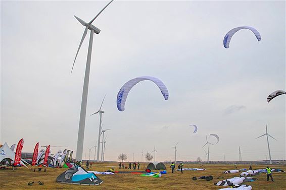 Vliegen tussen de windmolens - Lommel