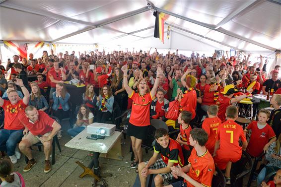 Voetbalfans gaan helemaal uit de bol - Beringen