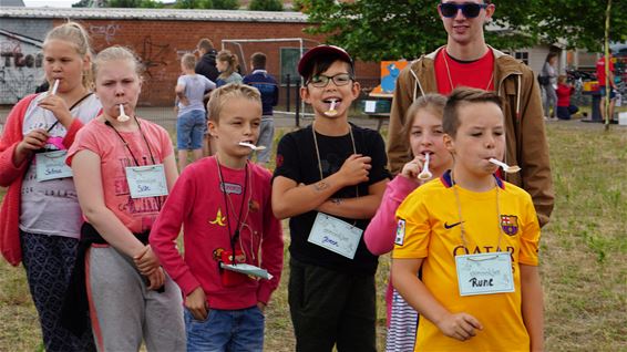 Volksspelen voor kinderen tijdens de kermis - Lommel