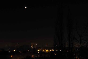 Volle bloedmaansverduistering - Beringen