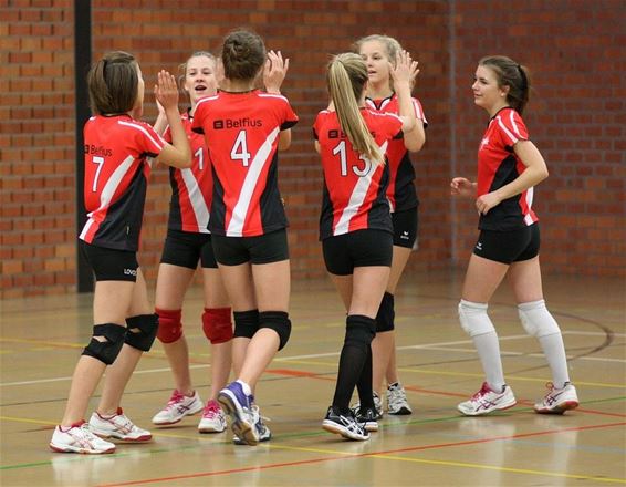 Volley-dames Lovoc winnen van Dilsen-Stokkem - Lommel