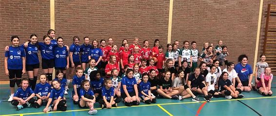 Volleybaltoernooi voor U9 in sporthal Eksel - Hechtel-Eksel