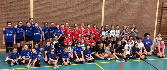 Volleybaltoernooi voor U9 in sporthal Eksel - Hechtel-Eksel