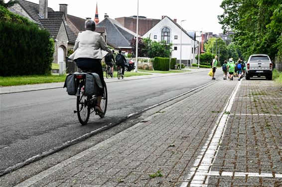 Voortaan minder fietspaden met klinkers - Beringen