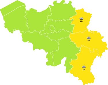 Waarschuwing voor zware regenval