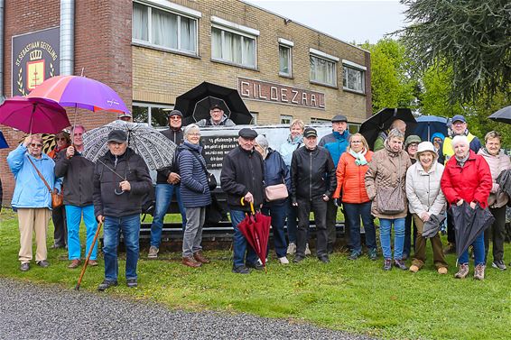 Wandeling in de regen - Beringen