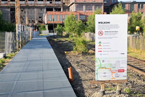 Wandel- en fietspad onder de Kolenwasserij - Beringen