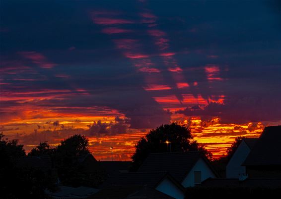 Wat een zonsondergang - Pelt