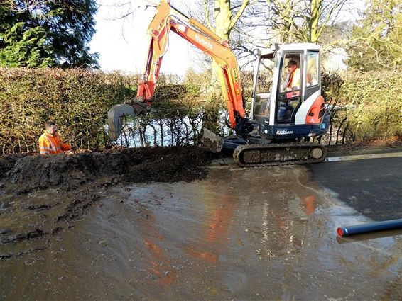 Waterleiding lek in Lille - Neerpelt