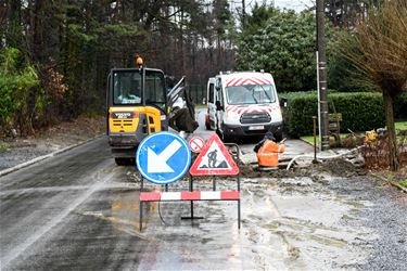 Waterlek in de Bremstraat - Beringen