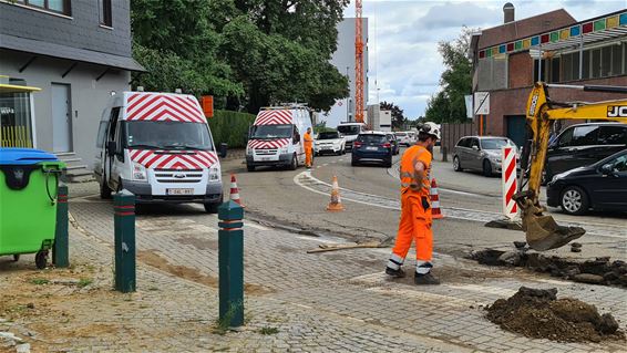 Waterlek in het centrum van Beringen - Beringen