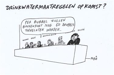 We moeten zuinig zijn met drinkwater