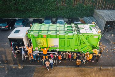 Week van afvalophaler of recyclageparkwachter