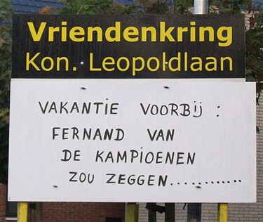 Weer bijna alles zijn normale gangetje... - Lommel