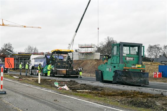 Wegeniswerken aan de Kasteletsingel - Beringen