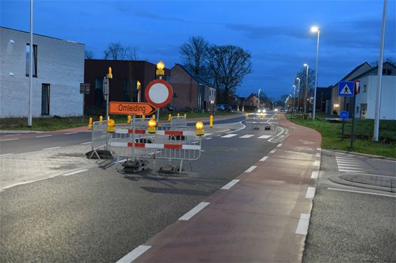 Wegomleiding Nieuwendijk door probleem riolering - Beringen