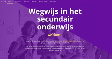 'Wegwijs in het Secundair Onderwijs' - een website