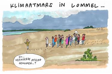 Weinig volk op klimaatmars - Lommel