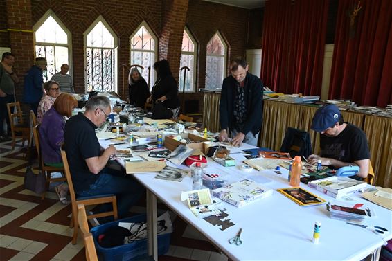 Wereld Collage Dag in Mijnkathedraal - Beringen
