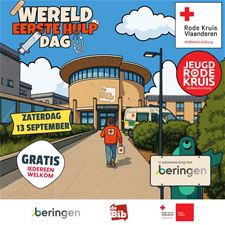 Wereld Eerste Hulp Dag in de Beringse bib - Beringen