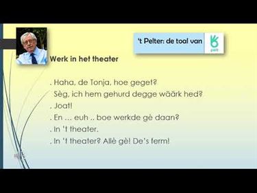 Werk in het theater - Pelt