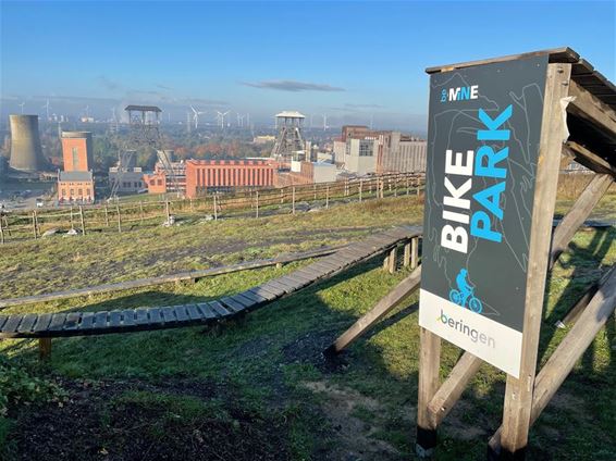 Werken aan bikepark - Beringen