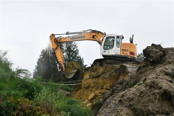 Werken aan brug Tervant - Beringen